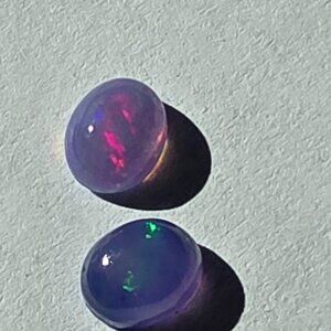 Purple opals welo fire stones